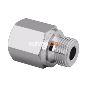 Swagelok SS-12-A-12RS Stainless Steel Pipe Fitting Adapter, 3/4 in. Female NPT x 3/4 in. Male ISO