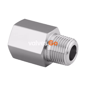 Swagelok SS-12-A Stainless Steel Pipe Fitting Adapter, 3/4 in. Female NPT x 3/4 in. Male NPT