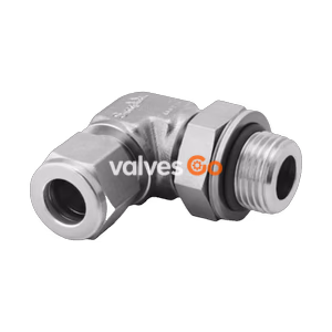 Swagelok SS-1210-2-8PR Positionable Male Elbow, 3/4 in. Tube OD x 1/2 in. Male ISO Parallel Thread