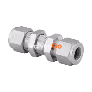 Swagelok SS-1210-61 Stainless Steel Tube Fitting, Bulkhead Union, 3/4 in. OD