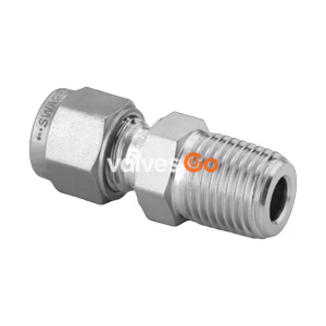 Swagelok SS-12M0-1-12RT Stainless Steel Tube Fitting, Male Connector