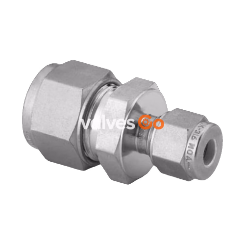 Swagelok SS-14M0-6-8 Stainless Steel Tube Fitting, Union, 14 mm x 1/2 in. Tube OD