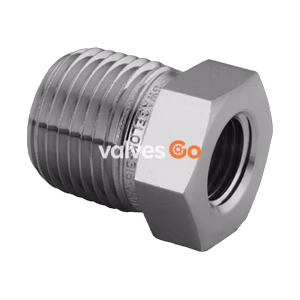 Swagelok SS-16-RB-4 Stainless Steel Pipe Fitting, Reducing Bushing, 1 in. Male NPT x 1/4 in. Female NPT