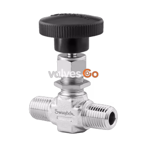Swagelok SS-1RM2 Integral Bonnet Needle Valve, 1/8 in. MNPT, 316 SS