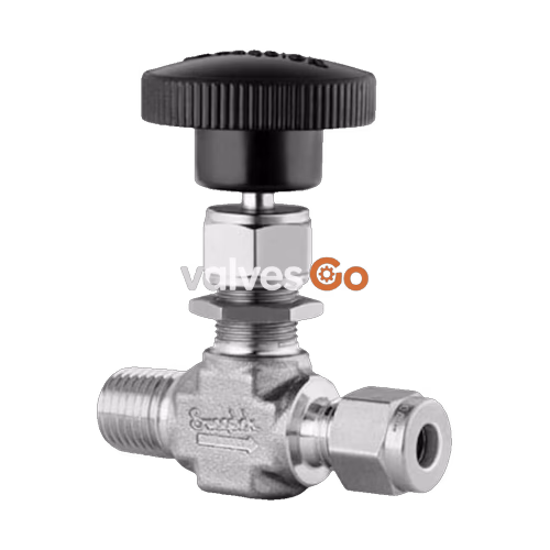 世伟洛克 Swagelok SS-1VM4-S4 不锈钢整体式阀帽针阀,0.37 Cv,1/4 in. MNPT x 1/4 in. 世伟洛克卡套管接头