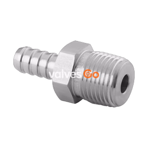 Swagelok SS-2-HC-1-2 Stainless Steel Hose Connector, 1/8 in. Male NPT