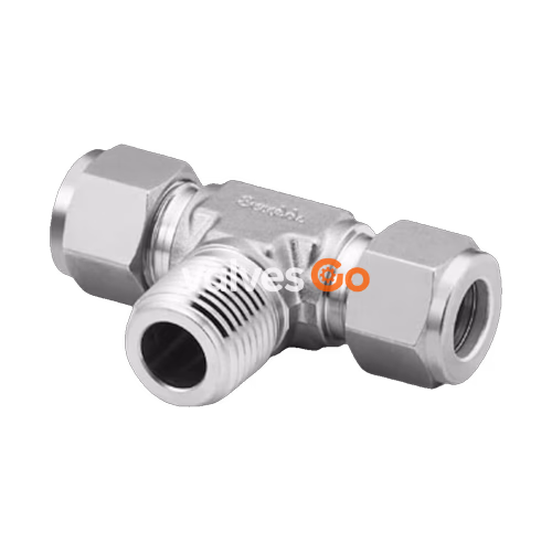 Swagelok SS-200-3TTM Stainless Steel Male Branch Tee, 1/8 in. Tube OD x 1/8 in. Male NPT
