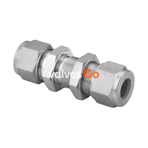 Swagelok SS-20M0-61 Stainless Steel Bulkhead Union, 20 mm Tube OD