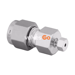 Swagelok SS-400-6-1FGC Stainless Steel Swagelok Tube Fitting, Union, 1/4 in. x 1/16 in.