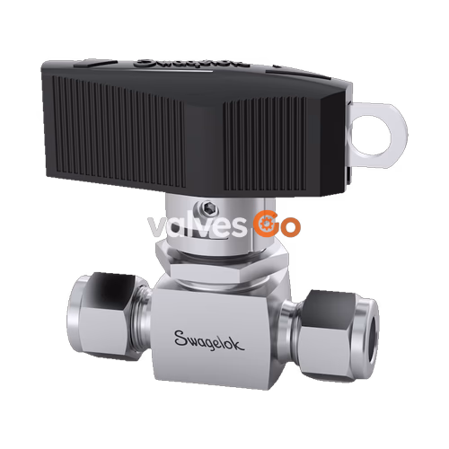 Swagelok SS-43GS8-LL 1-Piece 40G Series Ball Valve, 1/2 in. Swagelok Tube Fitting