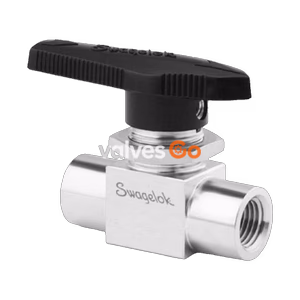 Swagelok SS-44F6 Stainless Steel 1-Piece 40 Series Ball Valve, 2.6 Cv, 3/8 in. FNPT
