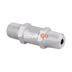 Swagelok SS-4C2-1/3 Stainless Steel Poppet Check Valve, 1/4 in. MNPT