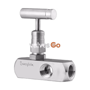 Swagelok SS-4PDGF4 Stainless Steel Rising Plug Screwed-Bonnet Needle Valve, 1/4 in. FNPT
