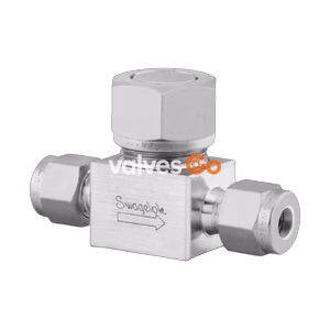 Swagelok SS-56S6 Stainless Steel Lift Check Valve, 0.64 Cv, 3/8 in. Swagelok Tube Fitting