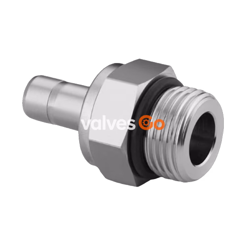 Swagelok SS-6-TA-1-4ST Stainless Steel Male Tube Adapter, 3/8 in. Tube OD x 7/16-20 Male SAE/MS Straight Thread