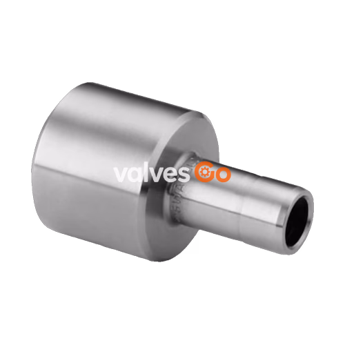 世伟洛克 Swagelok SS-6-TA-1-8W 外螺纹卡套管转换接头, 3/8 in. x 1/2 in. 公称管外焊
