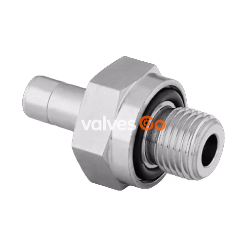 Swagelok SS-6-TA-1-OR Stainless Steel Male Tube Adapter, 3/8 in. x 9/16-18