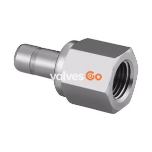 Swagelok SS-6-TA-7-4 Stainless Steel Female Tube Adapter, 3/8 in. Tube OD x 1/4 in. Female NPT