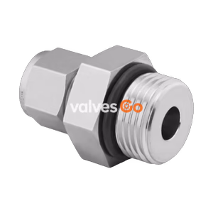 Swagelok SS-600-1-6ST Stainless Steel Tube Fitting, Male Connector, 3/8 in. x 9/16-18
