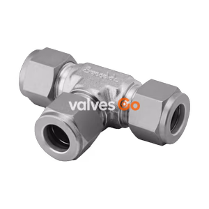 Swagelok SS-600-3-6-4 Reducing Union Tee, 3/8 x 3/8 x 1/4 in. Tube OD