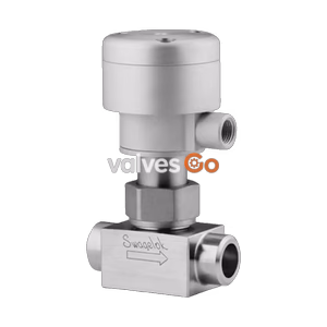 Swagelok SS-6BK-TW-1C Stainless Steel Bellows-Sealed Valve, Pneumatic Actuation