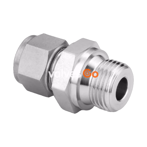 Swagelok SS-6M0-1-M12X1.0RS Male Connector Tube Fitting, 316 Stainless Steel, 6 mm x M12 x 1.0