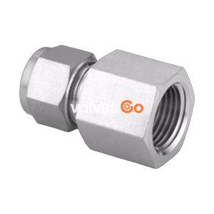 世伟洛克 Swagelok SS-6M0-7-4RP 不锈钢卡套管接头，内螺纹连接，6 mm x 1/4 in.