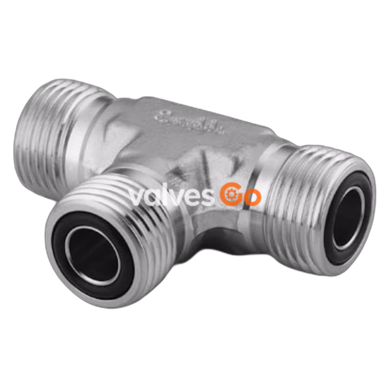 Swagelok SS-8-VCO-T Stainless Steel VCO O-Ring Face Seal Fitting, Tee, 1/2 in. VCO Connection