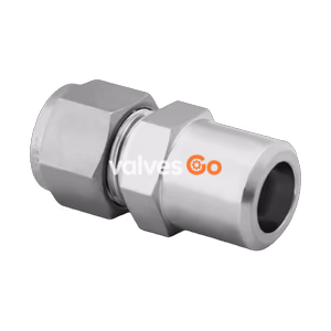 Swagelok SS-810-1-8WBT Stainless Steel Tube Fitting, Bored-Through Male Connector