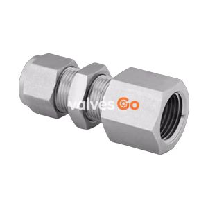 世伟洛克 Swagelok SS-810-71-8 不锈钢卡套管接头，穿板内螺纹连接，1/2 in. 卡套管外径 x 1/2 in. 内螺纹 NPT