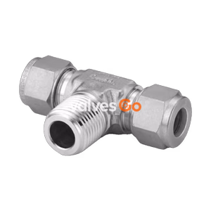 Swagelok SS-8M0-3-4TTM Male Branch Tee, 316 Stainless Steel, 8 mm x 1/4 in. NPT