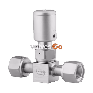 Swagelok SS-BN8FR8-C 316L Stainless Steel High Purity Bellows Sealed Valve, 1/2 in. Female VCR, NC Actuator