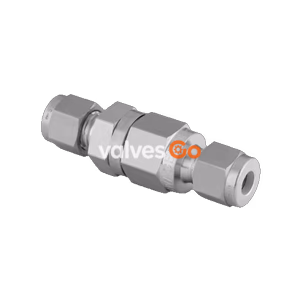 Swagelok SS-CHS16-1 Stainless Steel Poppet Check Valve, 1 in. Swagelok Tube Fitting, 1 psig