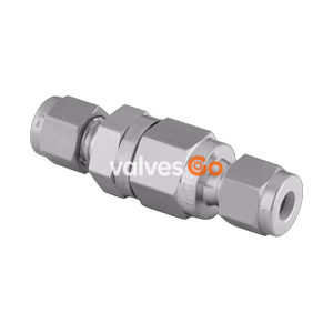 Swagelok SS-CHS8-25 Stainless Steel Poppet Check Valve, 1/2 in. Tube Fitting, 25 psig