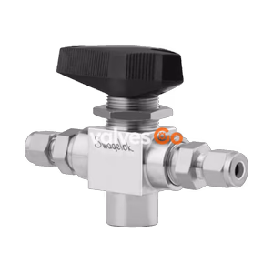 Swagelok SS-H83XPS4 Stainless Steel 3-Piece High Pressure 3-Way Ball Valve