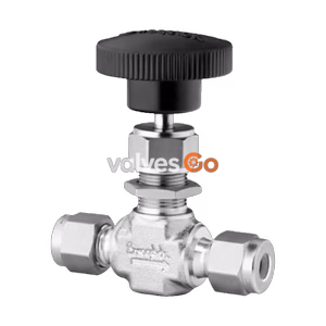 Swagelok SS-ORS2 Integral Bonnet Needle Valve, 0.09 Cv, 1/8 in. Swagelok Tube Fitting