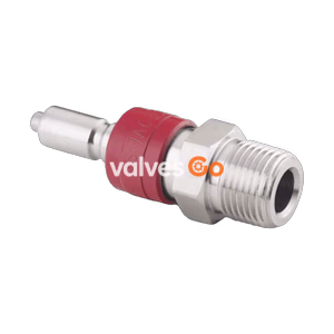 Swagelok SS-QC4-D-4MT Stainless Steel Instrumentation Quick Connect Stem with Valve