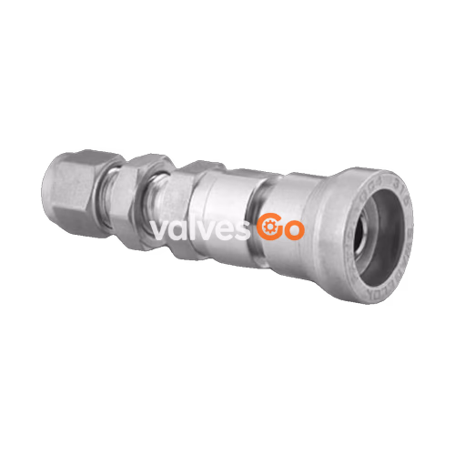 Swagelok SS-QC8-B1-12M0 Quick Connect Bulkhead Body, 12 mm Tube Fitting