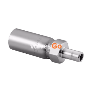 Swagelok SS-TP4-TM6 Thermoplastic Hose End Connection, 6 mm Tube Adapter, 1/4 in. Hose Size