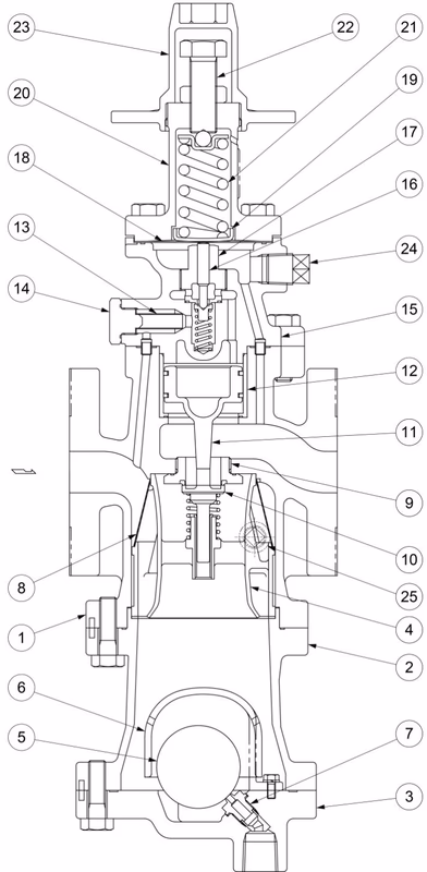 TLV A-COS-10 configuration and parts diagram