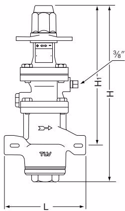 TLV COSR-3 screwed dimensions