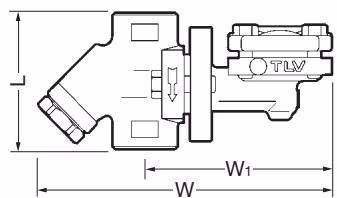 ТЛВ (TLV) FL21 / FL32 размеры резьбового соединения