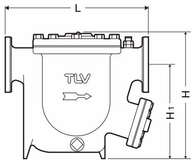 TLV J10-30 TLV J10 系列外形尺寸图