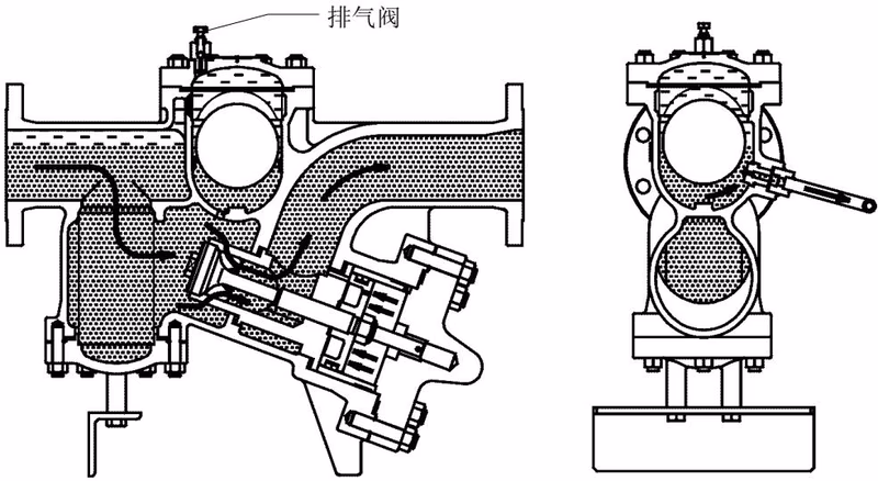 TLV JH15S-21 疏水阀工作原理 - 阀开启