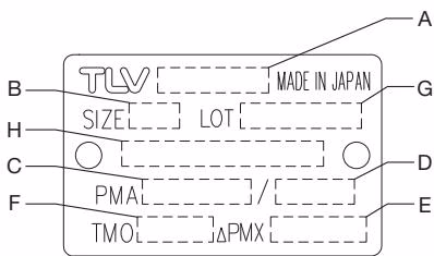 TLV JH7.2R-B nameplate details
