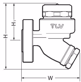 TLV P46UC-Y 尺寸图