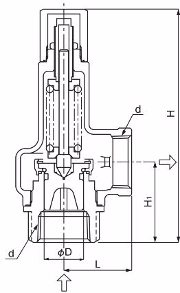 Yoshitake AL-140T-N soft seat O-ring diagram