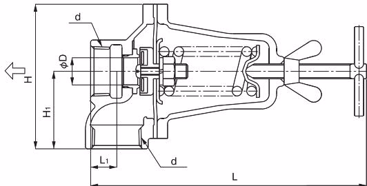 Yoshitake AL-24 dimensions drawing
