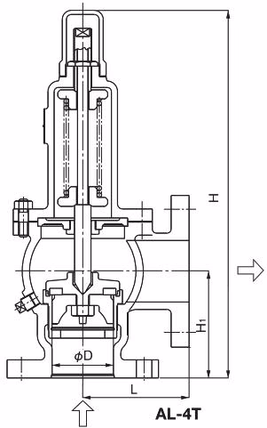 Yoshitake AL-4 dimension diagram