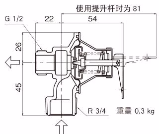 耀希达凯 Yoshitake AL-52FS-95 尺寸表